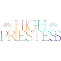 High Priestess, Hemp herbal smoke flower blends, lube, & CBD prerolls for better sex & less anxiety logo